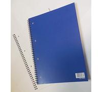 Valuex ValueX A4 Wirebound Laminated Card Cover Notebook Ruled 100 Pages (Pack 5