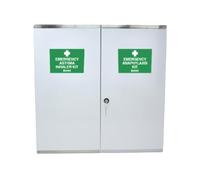 Value Aid Anaphylaxis and Inhaler Kit Storage Cabinet (Empty) - Wall-Mountable First Aid Cabinet for Schools, Workplaces and Public Areas