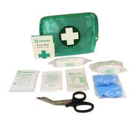 Value Aid BS8599-1:2019 Personal Issue First Aid Kit, HSE Compliant, Compact & Portable, Essential Workplace Safety Clear Zip Bag