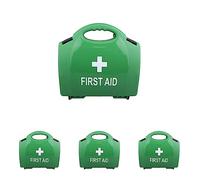 Value Aid Empty Green First Aid Case Boxes (Small) (Pack of 4)