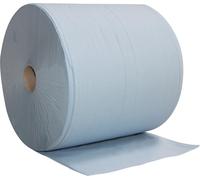 Value Brand Cleaning Towel Roll 3-Ply Blue Length x Width 380X360 MM 1000ABRISSE/Roll