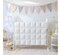 Value Comfort Home Anti-Allergy Cot Bed Duvet with Pillow, Hollowfiber Filling, 4.5/7.5/9 Tog, Machine Washable (4.5 TOG + Pillow)