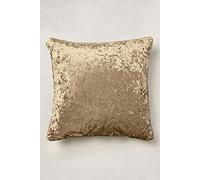 Value Comfort Home Set of 2 - Large Luxury Super Soft CRUSHED VELVET Filled Cushions - Colour Options Mink (2)