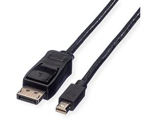 VALUE DisplayPort Cable DP ST - Mini DP ST Black 1 m