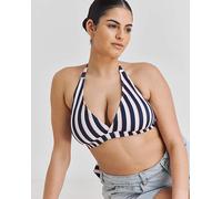 Value Halter neck Bikini Top Stripe MIX 14