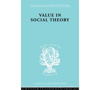 Value in Social Theory