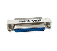 VALUE Mini Gender Changer 25-Pin Female Socket