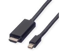 Value MiniDP KBL MiniDP UHDTV St/St 1 m black 1 m