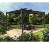 Value Pack Gazebo 3x4.3m + Netting Set Polycarbonate Roof Martinique