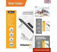 Value Pack of 250 A4 Laminating Pouches - Clear & Glossy, 160 Micron Protection