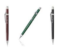 Value Pack of 3 Pentel Sharp Automatic Pencil, 0.5mm, Black, Burgundy, Green Barrels, 3 Pack (P205) by Pentel