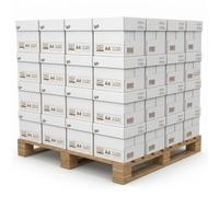 Value Plus 75 GSM A4 Multipurpose Copier & Printer Paper | Pallet of 40 Boxes (100,000 Sheets, 200 Reams) | High Brightness, Smudge-Free, FSC & EU Ecolabel Certified for Office & Commercial Use