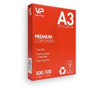 Value Plus A3 Premium Paper 100 GSM - 500 Sheets Premium White Printer & Copier Paper - Professional High-White Office Paper for Laser, Inkjet, and Copier 100gsm Office and Home High Quality Paper