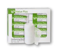Value Plus Conforming Bandages 75mm x 4m (Pack of 10) Elastic Gauze