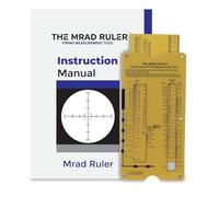 Value Plus Mrad Slide Rule Calculator to Use with Dope Book, Dope Card Chart - Ballistic Calculator for Scope and Rifle Long Range Shooting, Hunting and Targets