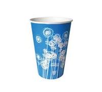 Aqua Swirl 7oz Paper Water Cup (100 Pack) HVSWPA07A