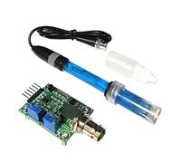 Value Sensor Module PH0-14 Meter + Electrode Probe Standard BNC Interface for Value Detector Electrode Probe BNC Non-rechargeable & Rechargeable