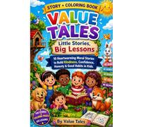 Value Tales: Little Stories, Big Lessons: 10 Short Moral Stories for Kids to Learn Kindness, Confidence, Honesty & Good Habits (Value Tales Series)