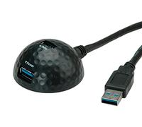 Value USB 3.0 Docking Cable Dome Black 2 Poert 1.5 m Lead