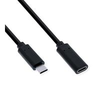 VALUE Video Extension Cable (DP Alt Mode) USB Type C-C ST/BU Black 1.5m