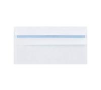 Value X DL Envelopes Plain Wallet Peel and Seal 100gsm White Pack of 500 1P04
