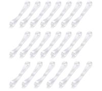 ValueBargain 10 Pairs Transparent Invisible Shoe Straps for Heels, Silicone Elastic Heel Straps Anti-Loose Laces for High Heels, Comfortable & Secure Fit