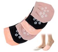 ValueBargain 3 Pairs Toe Cover Socks, Half Socks for Women Girls Toe Toppers Liner No Show Invisible for Mules, Seamless Non Slip Grip Lightweight Breathable Comfortable Hidden Foot Covers