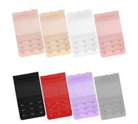 ValueBargain 8Pcs ColorfulBra Extenders 3 Hooks, Adjustable Elastic Women’s Bra Extension Strap Comfort Fit for Maternity and Sports Use