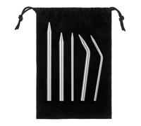 ValueBargain Baseball Glove Lacing Needle, 5 Pcs Stainless Steel Glove Lacing Kit with Needle Bag for Baseball Softball Catcher's Gloves Quick Repair (2 Types, 0.3 & 0.5 Inch)