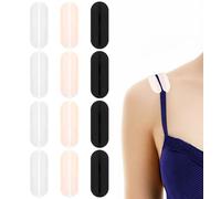 ValueBargain Bra Strap Holder, 12 Pcs Bra Strap Holder Stop Slipping Shoulder with Non-slip Elastic Retainers Design for Women Clothes - Say Goodbye to Shoulder Dents & Discomfort, (3 Colors)