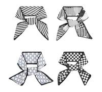 ValueBargain Handbag Scarf, 4 PCS Multifunctional Boho Headbands Satin Scarf, Lightweight Purse Hair Accessories for Women, Suitable for Skinny Hair and Neck Accessories