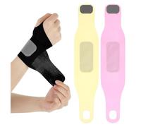 ValueBargain Tennis Wrist Support, 3 Pack Hand Brace Wrist Brace Right Hand with Convenient Hook and Loop Strap for Sports, Tennis, Football, Crochet (Multi-colored)