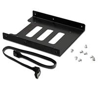 Valuegist 2.5" to 3.5" Internal SSD/HDD Mounting Kit, Metal Bracket Adapter with SATA 3.0 Cable