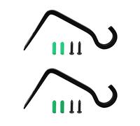 ValueHall Hanging Basket Bracket 2 Pack 6 Inch Iron Wall Hooks Decorative Plant Hanger Wall Hook Plant Hanger Wall Hook for Outdoor Indoor Bird Feeders Lanterns Planters Wind Chimes Ornaments V7J08