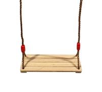 ValueHall Wooden Hanging Swing Seat Tree Swing Seat Wood Swing Chair with Adjustable Polyester Rope for Children, Adults, Playground, Park, Garden, Yard V7110A