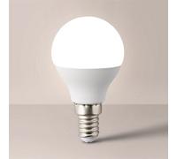 ValueLights 10 Pack E14 White Thermal Plastic Golfball LED 4W Warm White 3000K 400lm Light Bulb ValueLights White