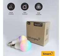Valuelights 2 Pack Smart Led Light Bulbs With App Voice Control Colour Changing Bc B22 Multi One Size