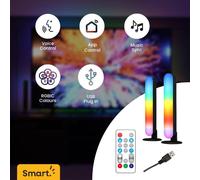 Valuelights 2 Pack Smart Rgbic Tv Gaming Light Bars With App Control Music Sync Multi