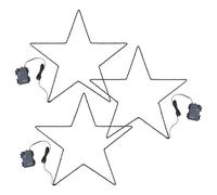 Valuelights 3 Pack Black Outdoor Decorative Light Black One Size