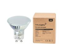 ValueLights 3 Pack GU10 White Glass Bodied Spotlight LED 3W Warm White 3000K 280lm Light Bulb ValueLights White
