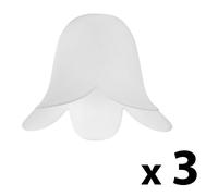 ValueLights 3 Pack White Ceiling Pendant Shade ValueLights White