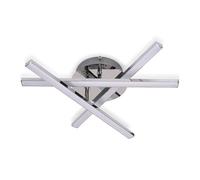 ValueLights | 3 Way Adjustable Crossover Chrome Ceiling Light Fitting for Living Room Hallway - IP44 Bathroom | Bathroom & Home Improvements Essential