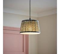 ValueLights | ABEL Small Floral Pleated Tapered Lamp Shade | Shades & Home Improvements Essential | 25cm Shade Width