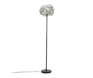 ValueLights | Acrylic Jewel Twist Chrome Floor Lamp with Tortoise Shell Lampshade Modern Bedside Living Room Light + LED Bulb | Floor Lamps & Torchieres, Home Décor & Improvement Essential