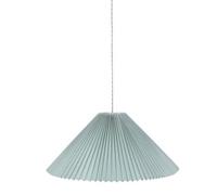 ValueLights Akira Pleated Single Drop Ceiling Pendant Light with LED Bulb in Bright Blue ValueLights Bright Blue