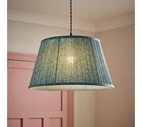 ValueLights | Alba Large Tapered Leaf Pleated Ceiling Lamp Shade and Bulb | Shades & Home Improvements Essential | 45cm Shade Width