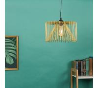 Valuelights Amadeus Gold Ceiling Shade And Bulb (D)30Cm