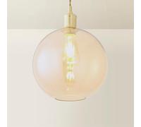 Brady Easy Fit Large Glass Shade Transparent