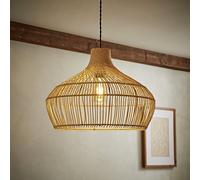 Valuelights Anais Natural Rattan Wicker Ceiling Lamp Shade (D)45.5Cm