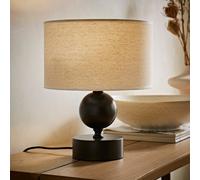 Valuelights Anthony Candlestick Table Lamp With Linen Drum Shade And Bulb